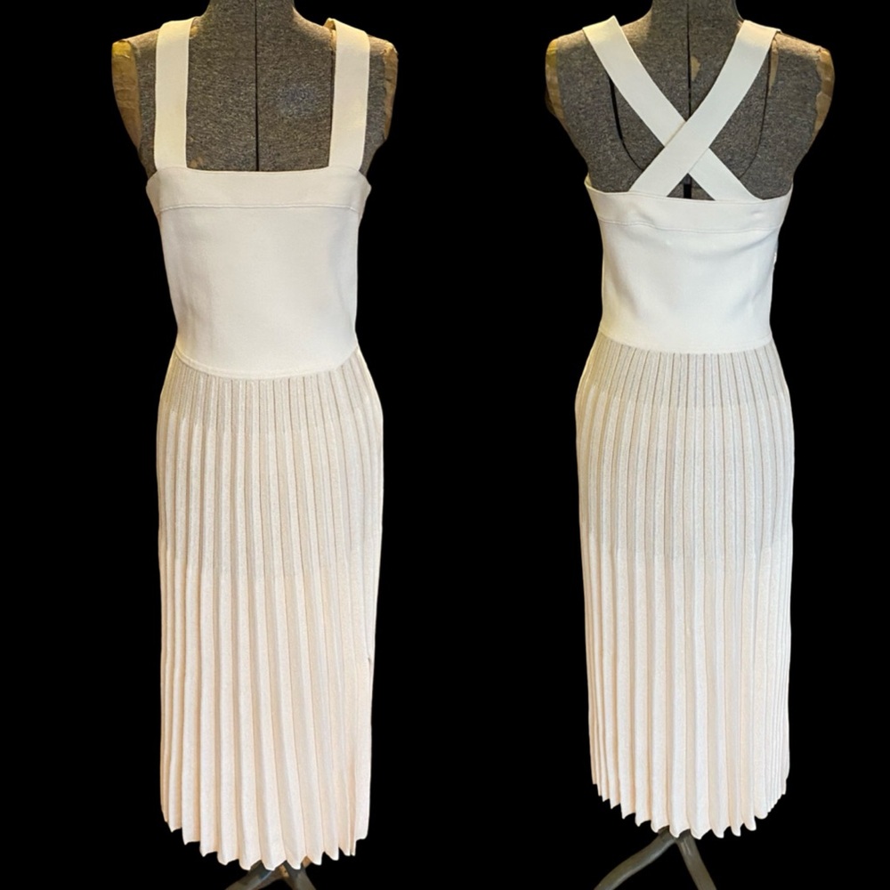 10 Crosby Derek Lam pleated knit midi. EUC